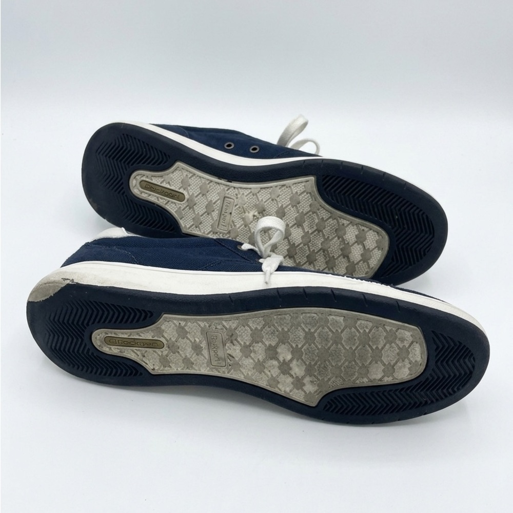 Florsheim Men's Navy and White Casual Lace-Up Sneakers - Picture 2 of 2